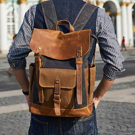 Vintage Style Backpack