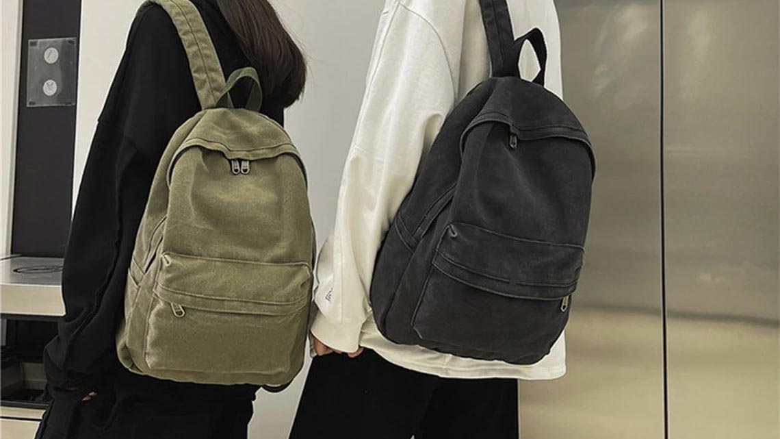 Simple Canvas Backpacks