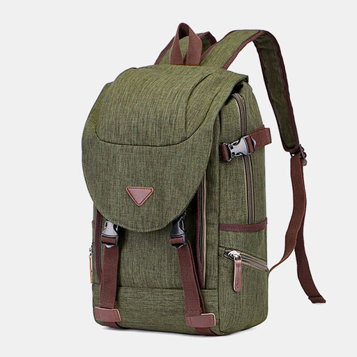 Large Waterproof Canvas Travel Laptop Backpack