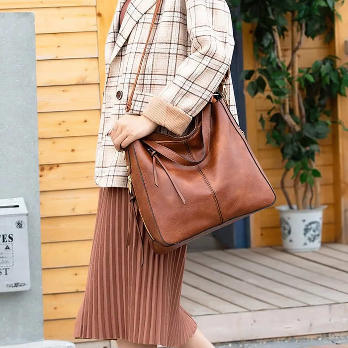 The Hobo Bag - Vintage Soft Faux Leather Hand Bag