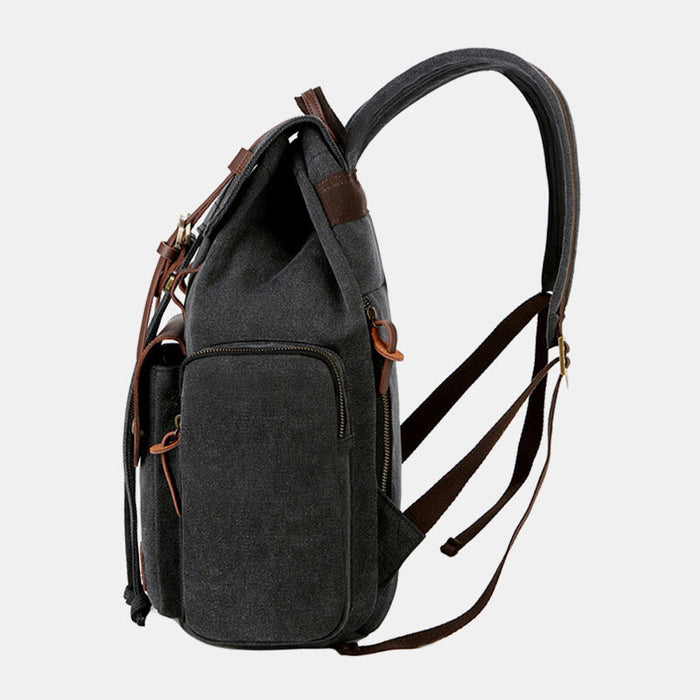 Vintage Large Travel Laptop Canvas Backpack
