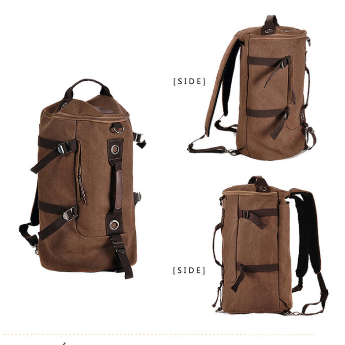 Large Canvas Convertible Duffle Bag Backpack