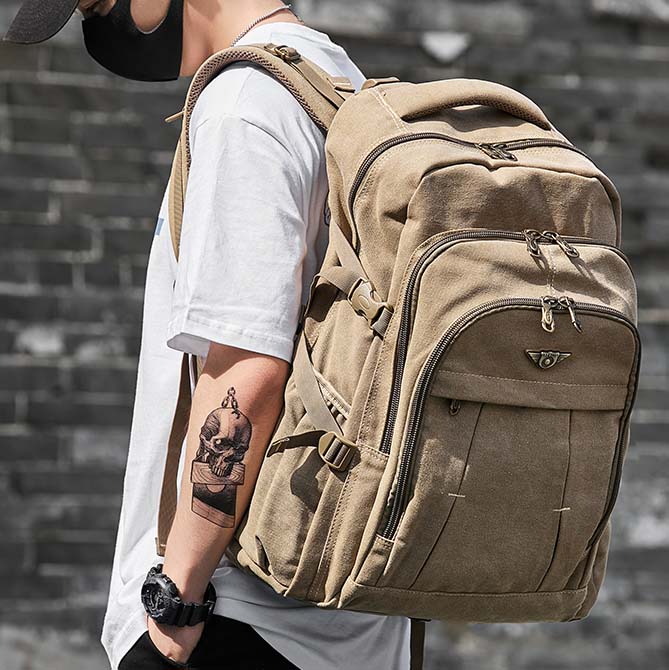 Military Canvas Backpack