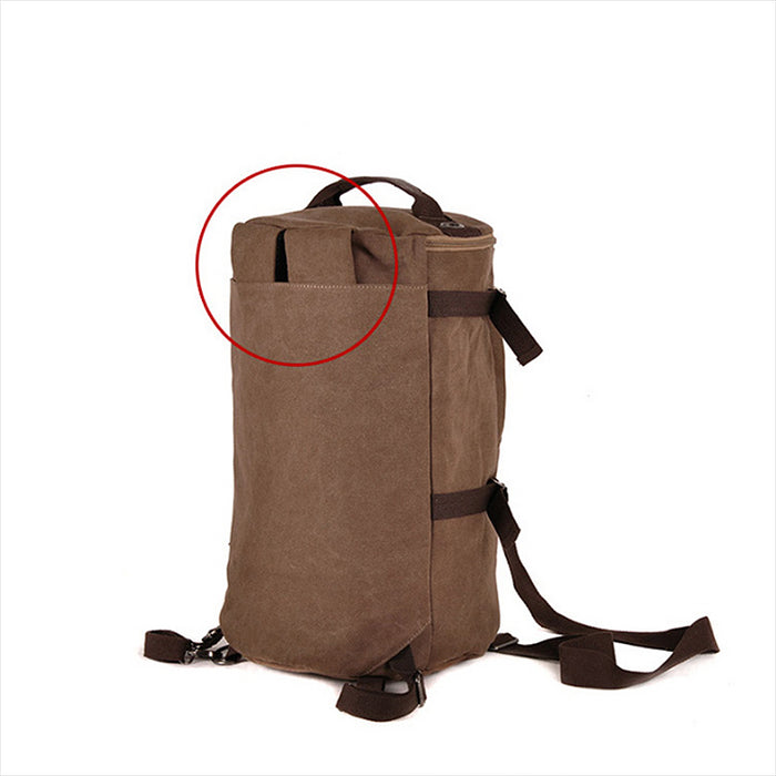 Large Canvas Convertible Duffle Bag Backpack