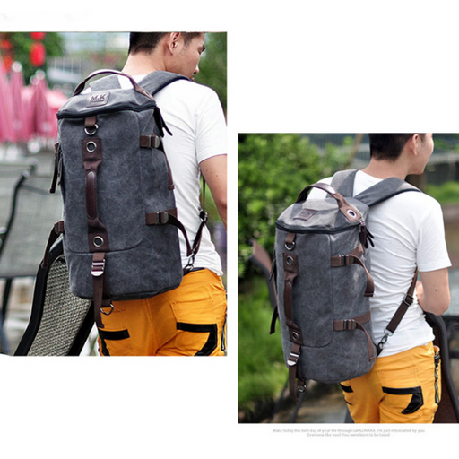 Large Canvas Convertible Duffle Bag Backpack