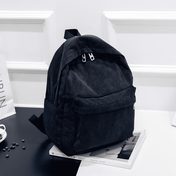 Vintage Corduroy Mini School Backpack