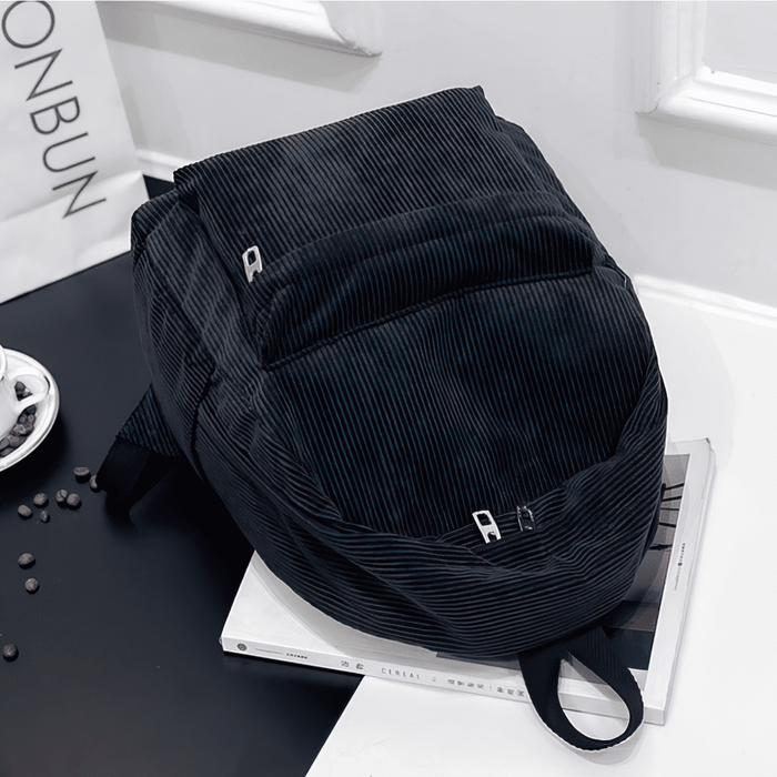 Vintage Corduroy Mini School Backpack
