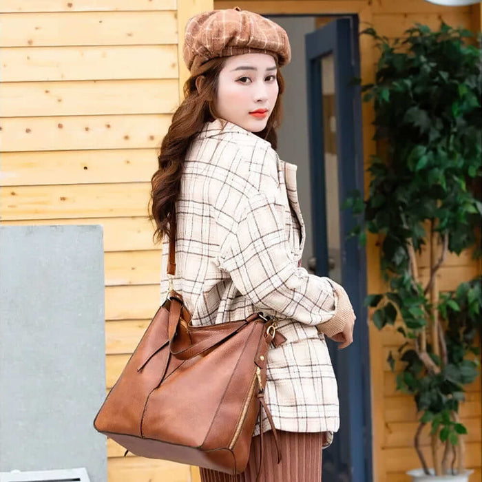 The Hobo Bag - Vintage Soft Faux Leather Hand Bag
