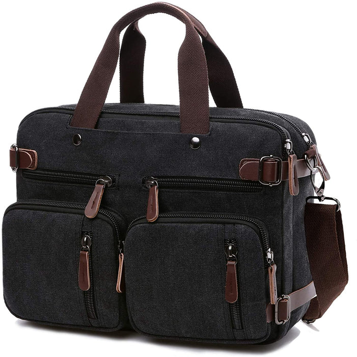 Convertible Laptop Backpack Briefcase Shouder Bag