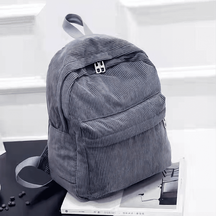 Vintage Corduroy Mini School Backpack