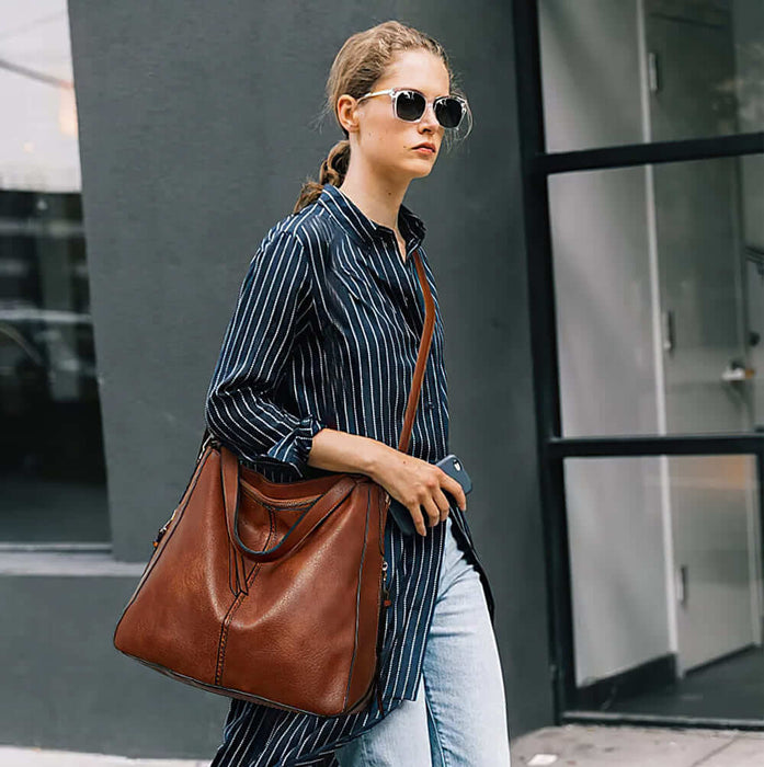 The Hobo Bag - Vintage Soft Faux Leather Hand Bag