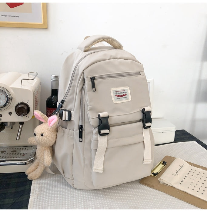 Waterproof Nylon Student School Backpack