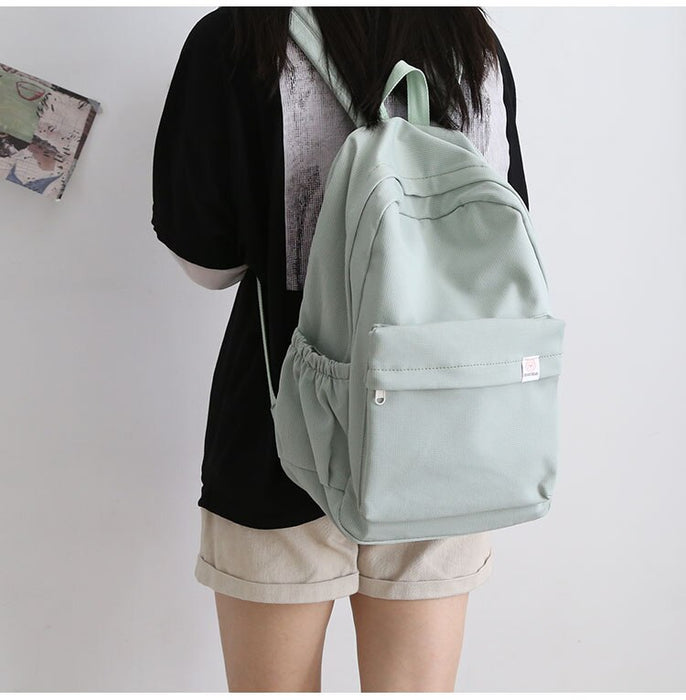 Waterproof Large Simple School Backpack