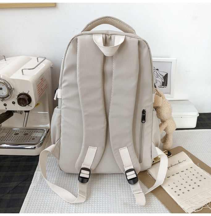 Waterproof Nylon Student School Backpack