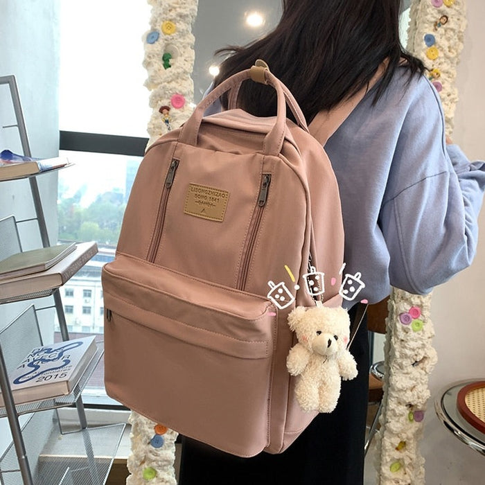 Korean Style School Backpack Tote Bag