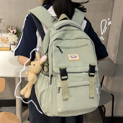 Waterproof Nylon Student School Backpack