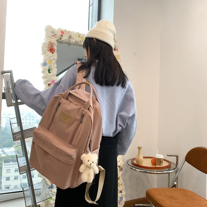 Korean Style School Backpack Tote Bag