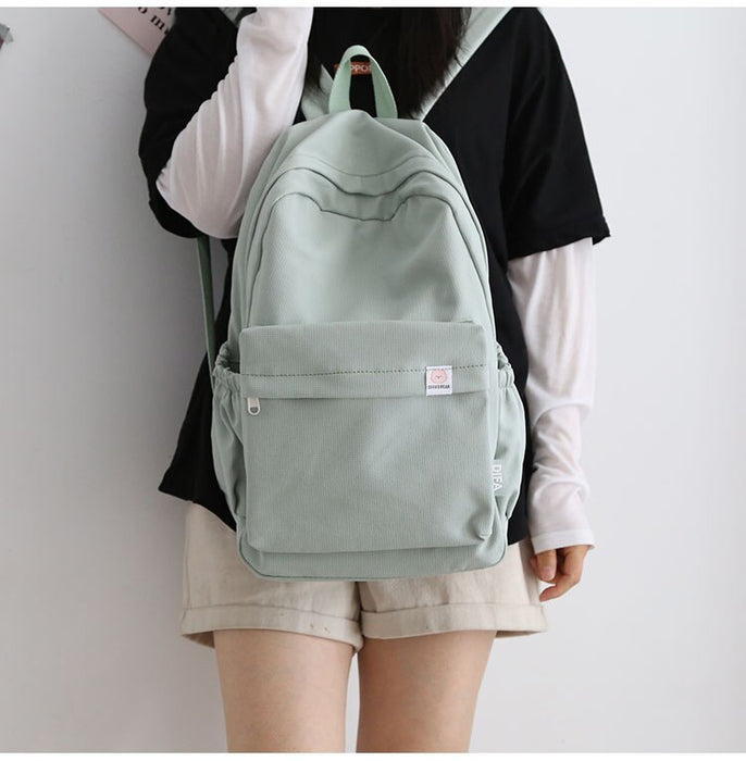 Waterproof Large Simple School Backpack