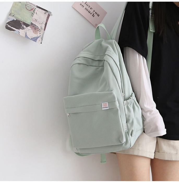 Waterproof Large Simple School Backpack