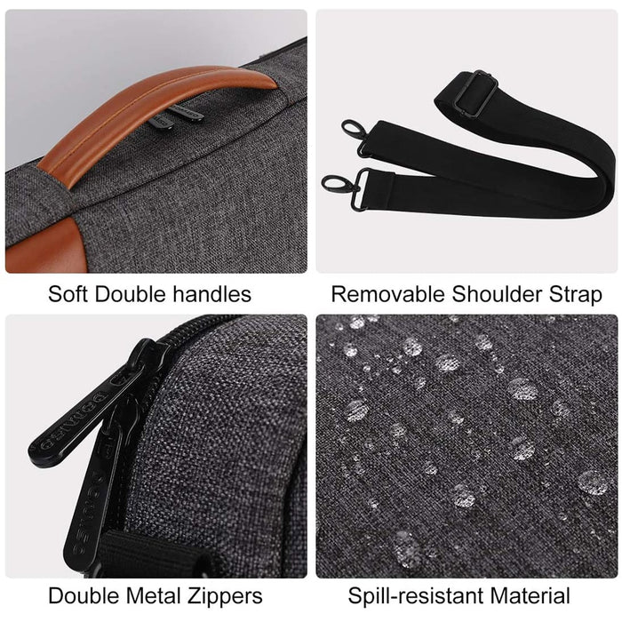 Slim Convertible Laptop Backpack Shoulder Bag
