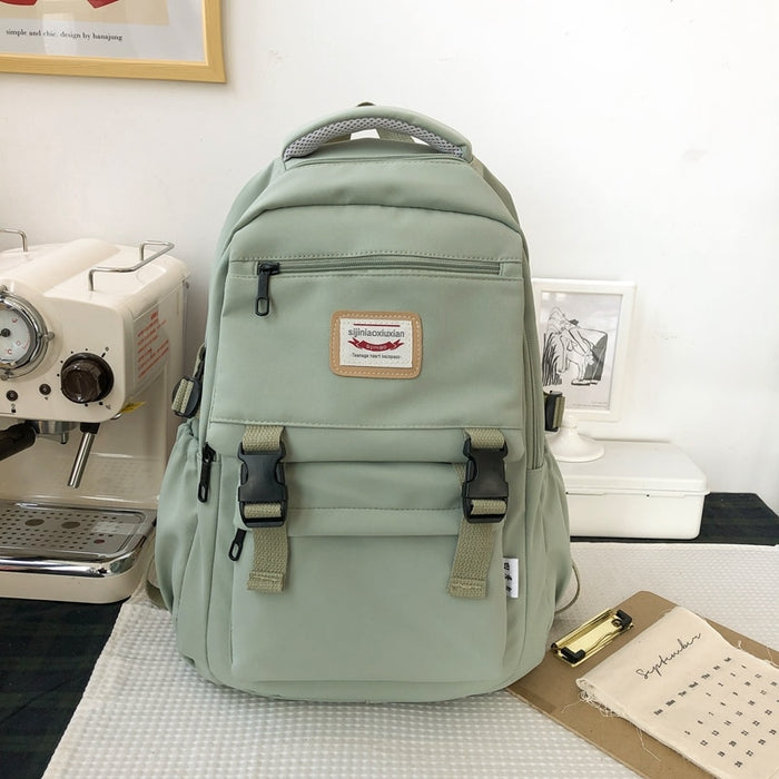 Waterproof Nylon Student School Backpack