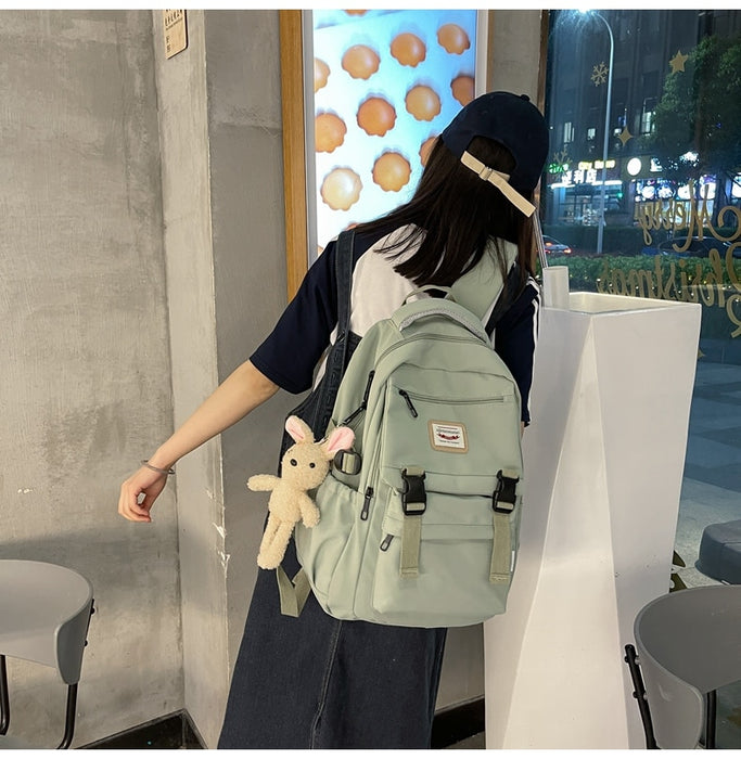 Waterproof Nylon Student School Backpack