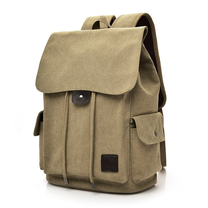 Vintage Canvas Travel Laptop Backpack