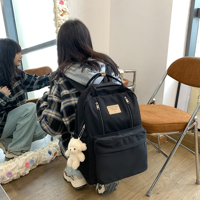 Korean Style School Backpack Tote Bag