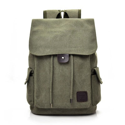 Vintage Canvas Travel Laptop Backpack