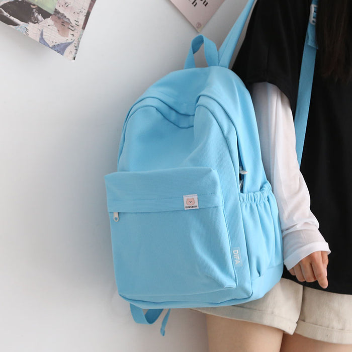 Waterproof Large Simple School Backpack