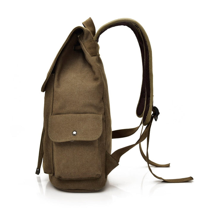 Vintage Canvas Travel Laptop Backpack