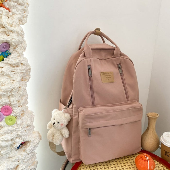 Korean Style School Backpack Tote Bag