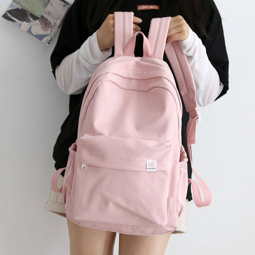 Waterproof Large Simple School Backpack