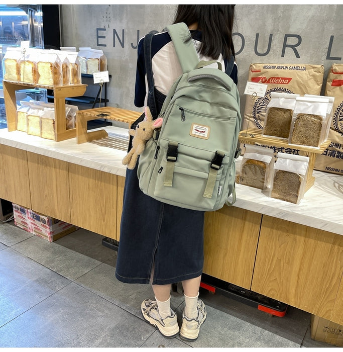 Waterproof Nylon Student School Backpack