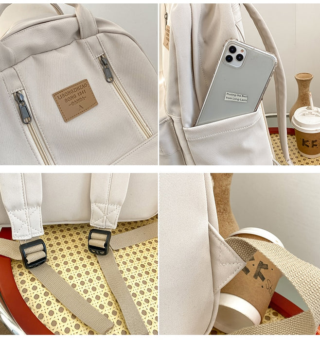 Korean Style School Backpack Tote Bag