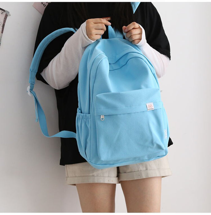 Waterproof Large Simple School Backpack