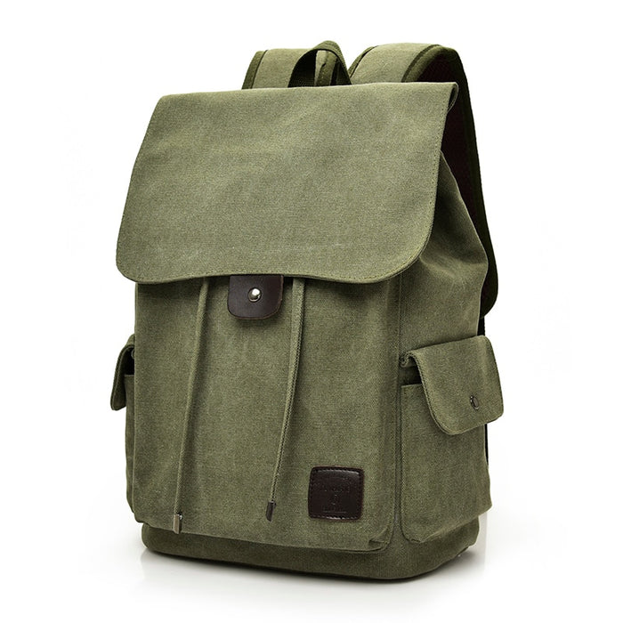 Vintage Canvas Travel Laptop Backpack