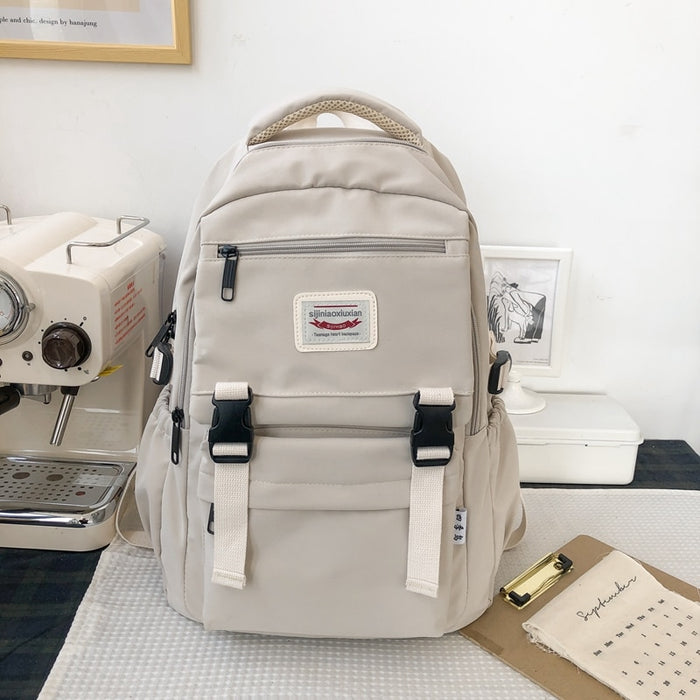 Waterproof Nylon Student School Backpack