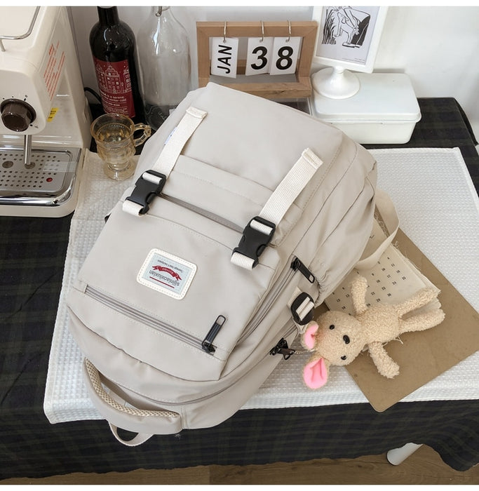 Waterproof Nylon Student School Backpack