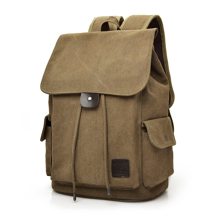 Vintage Canvas Travel Laptop Backpack