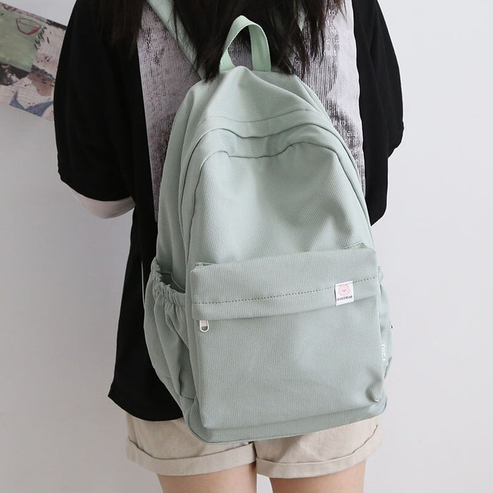 Waterproof Large Simple School Backpack