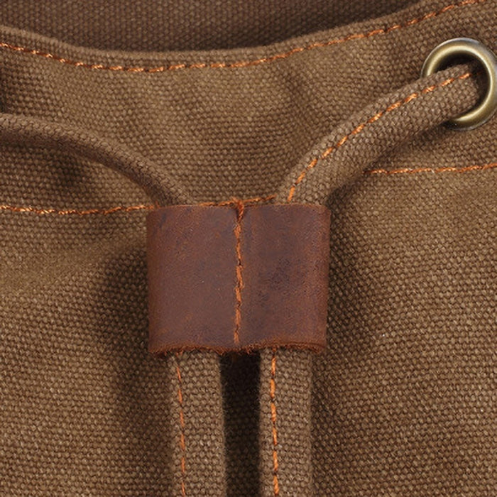 Vintage Canvas Travel Backpack for Men and Women
