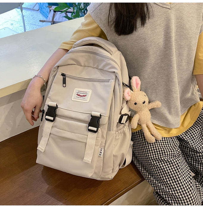 Waterproof Nylon Student School Backpack