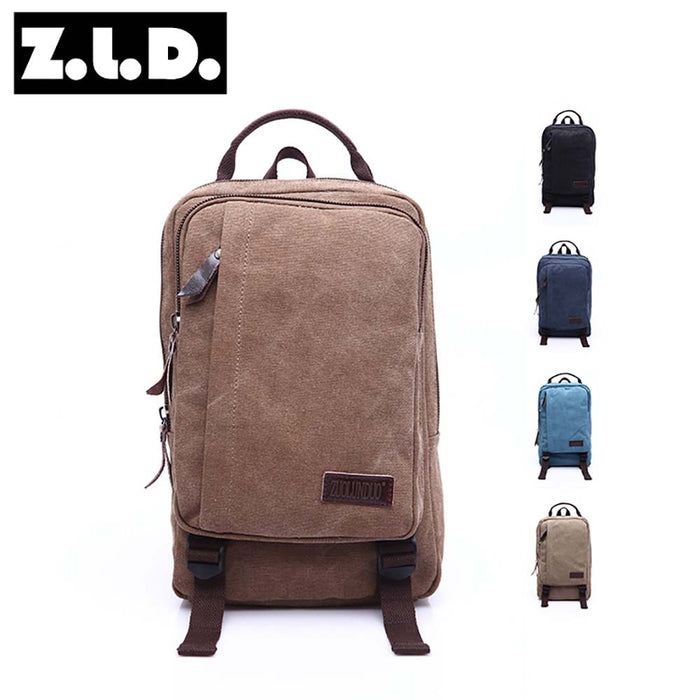 Small Vintage Canvas Sling Backpack
