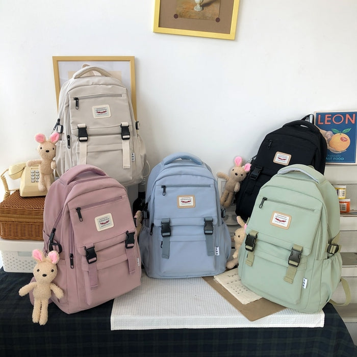 Waterproof Nylon Student School Backpack