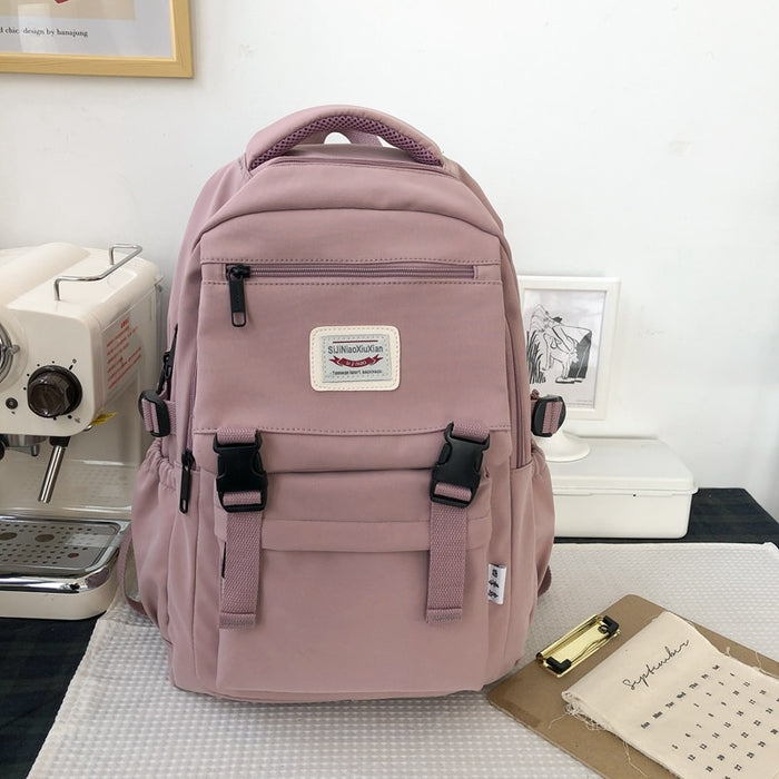 Waterproof Nylon Student School Backpack