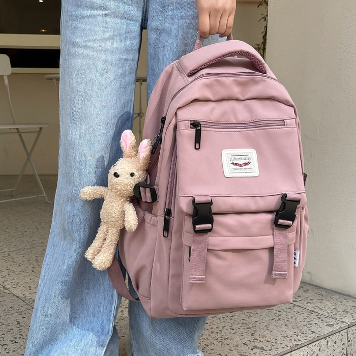 Waterproof Nylon Student School Backpack