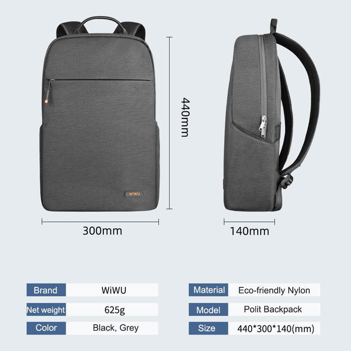 Large Capacity Waterproof Nylon Laptop Backpack