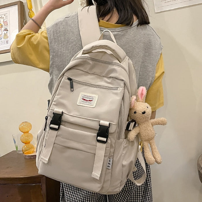 Waterproof Nylon Student School Backpack