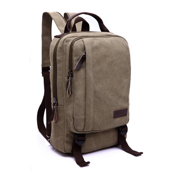 Small Vintage Canvas Sling Backpack